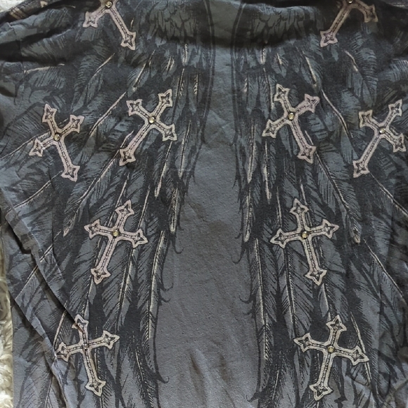 Rebel Saints Wing Long Sleeve Tee - Picture 4 of 5